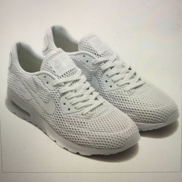 Nike Women Air Max 90 Ultra Breathe BR white 7.5 Nike Women Air Max 90 Ultra Breathe BR white 7.5